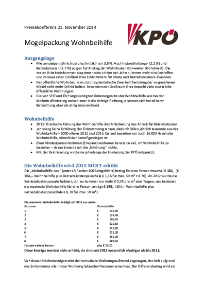 Dateivorschau: Presseunterlage_Wohnbeihilfe-PK.pdf