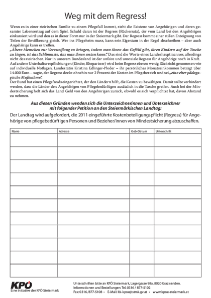 Herunterladen: Unterschriftenliste_Regress_2013.pdf Dateivorschau: Unterschriftenliste_Regress_2013.pdf