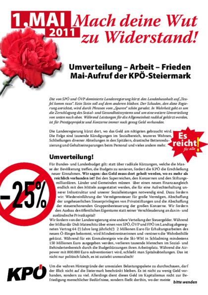 Herunterladen: maiaufruf kpö 2011_scr.pdf Dateivorschau: maiaufruf kpö 2011_scr.pdf